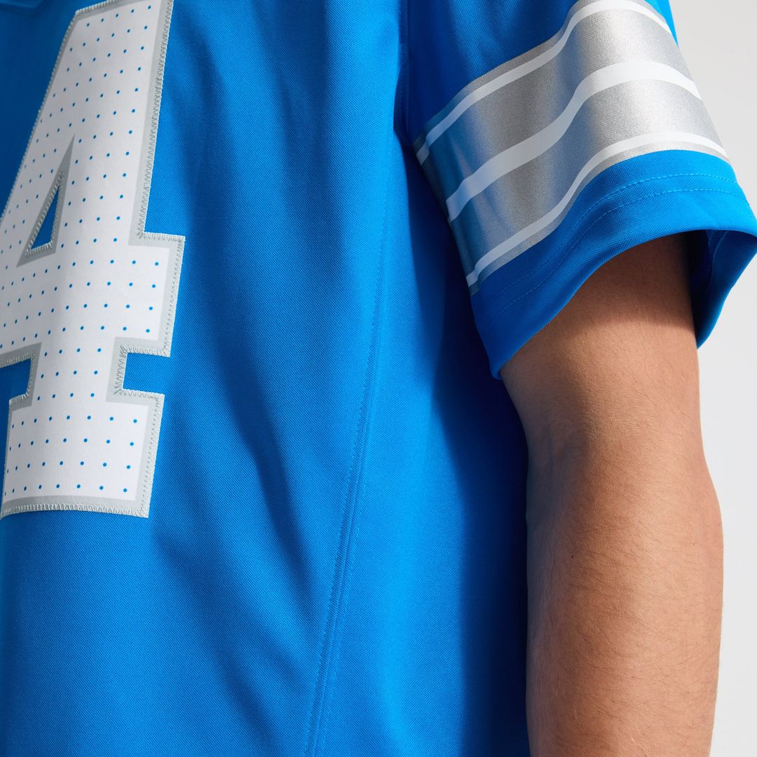 Detroit Lions Amon-Ra St. Brown Blue Team Vapor F.U.S.E. Stitched Limited Jersey | NFL Football Jersey