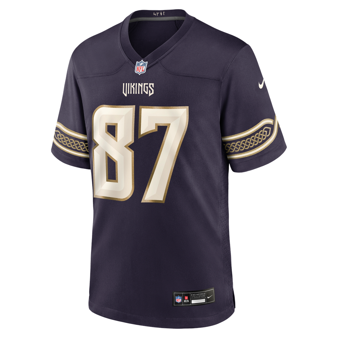 Minnesota Vikings T.J. Hockenson Purple 2026 Rivalries Collection Game Jersey | NFL Football Jersey