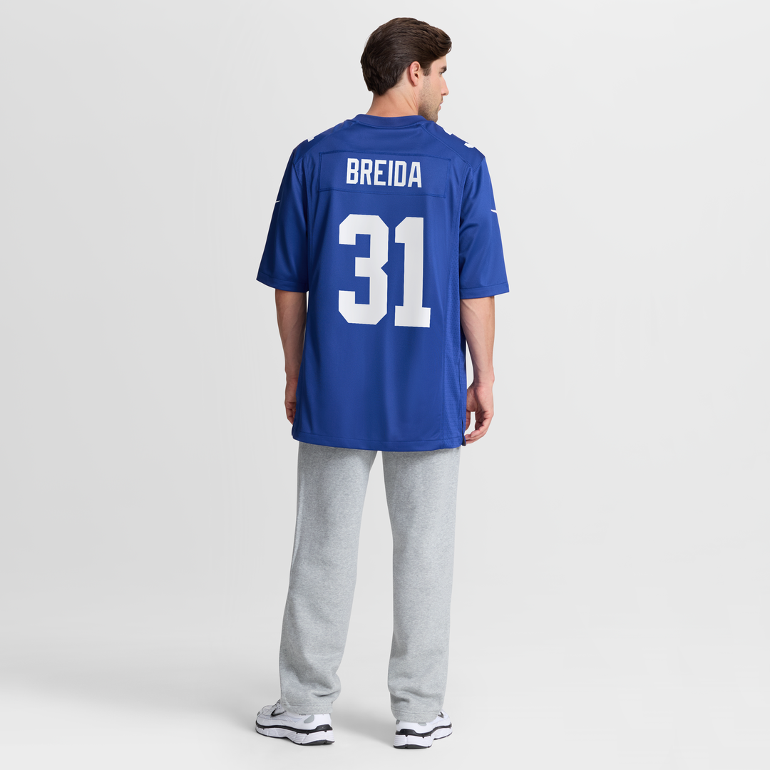 New York Giants Matt Breida Royal Game Jersey | NFL Football Jersey