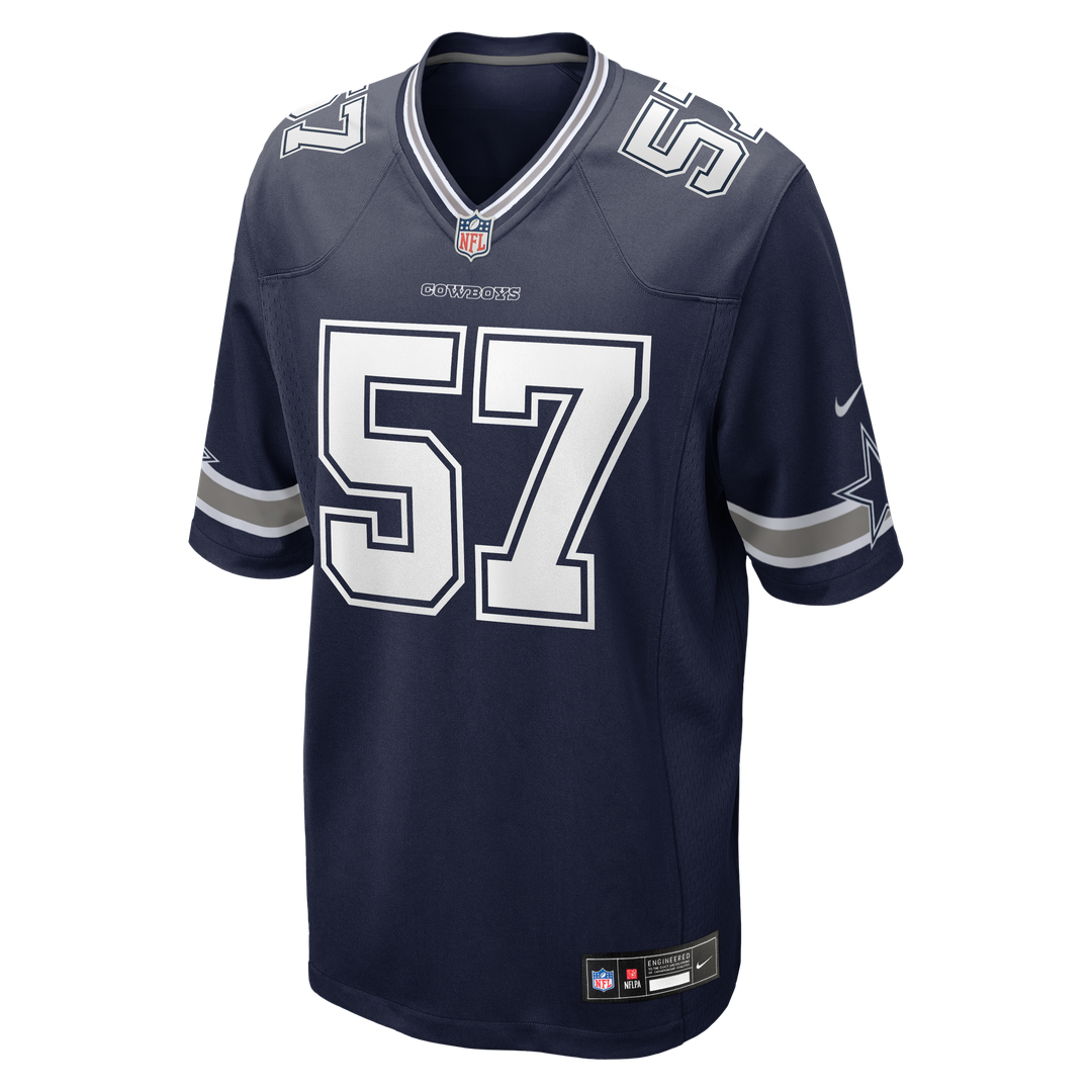 Dallas Cowboys Malachi Lawrence White Game Jersey | NFL Football Jersey