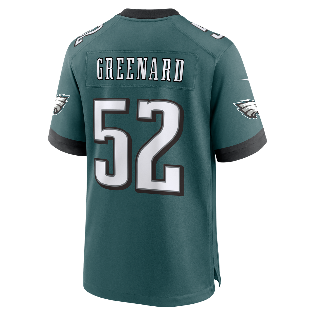 Philadelphia Eagles Jonathan Greenard Midnight Green Team Game Jersey | NFL Football Jersey