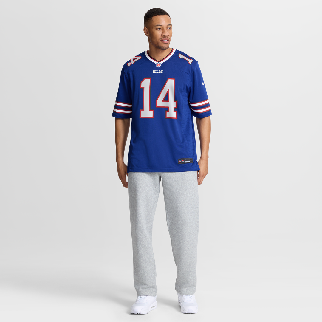 Buffalo Bills Frank Reich Royal Game Retired Player Jersey | NFL Football Jersey