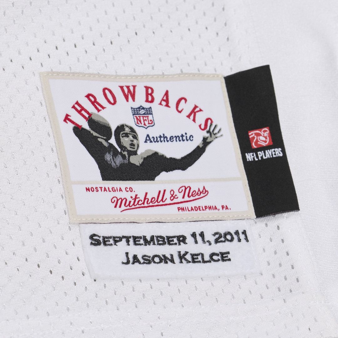 Philadelphia Eagles Jason Kelce White 2011 Authentic Throwback Jersey | NFL Football Jersey
