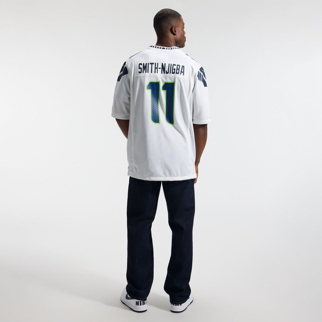 Seattle Seahawks Jaxon Smith-Njigba White Game Jersey | NFL Football Jersey