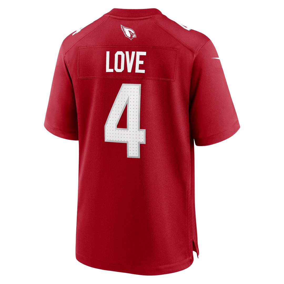 Arizona Cardinals Jeremiyah Love Cardinal Team Game Jersey | NFL Football Jersey