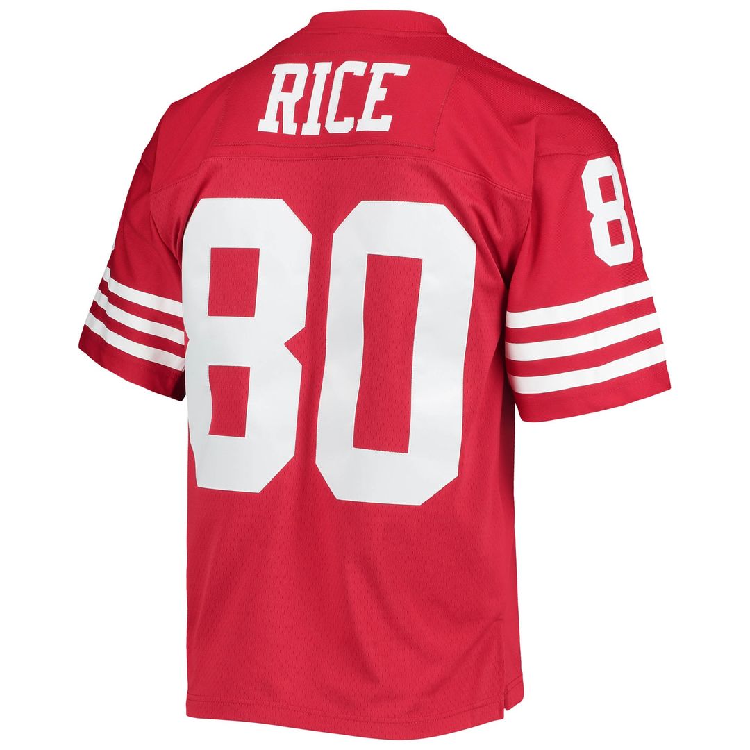 San Francisco 49ers Jerry Rice Scarlet Legacy Replica Jersey | NFL Football Jersey