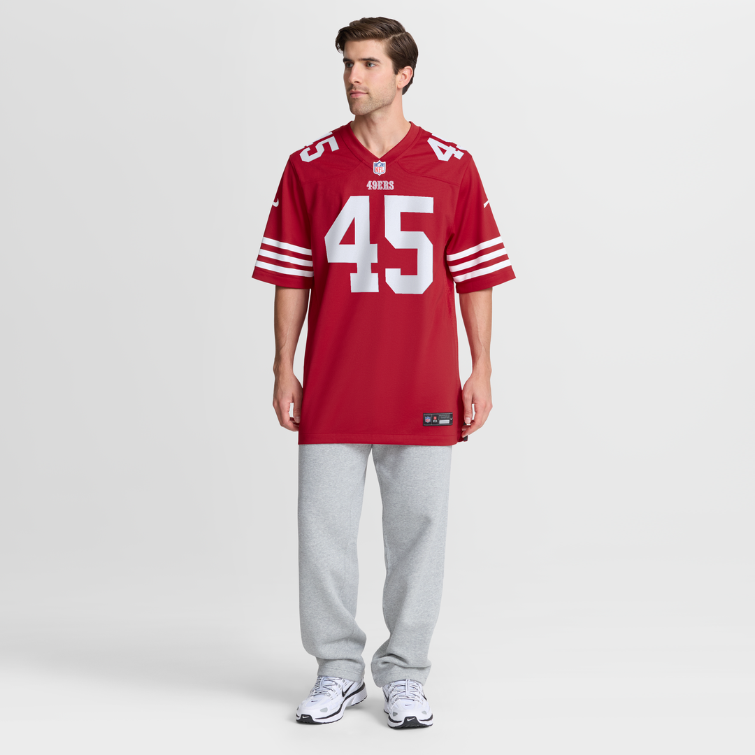 San Francisco 49ers Nick Martin Scarlet Team Game Jersey | NFL Football Jersey