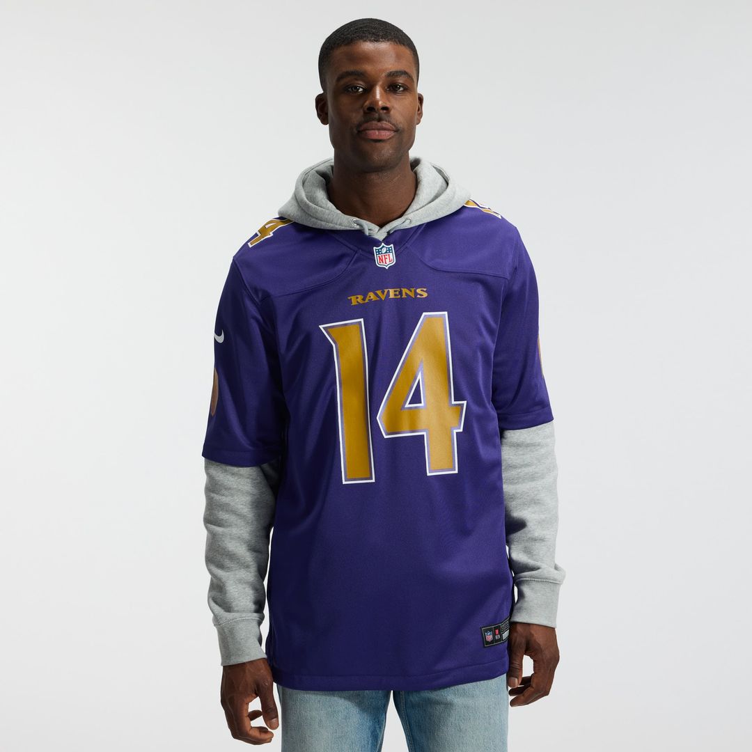 Baltimore Ravens Kyle Hamilton Purple Alternate Game Jersey | NFL Football Jersey