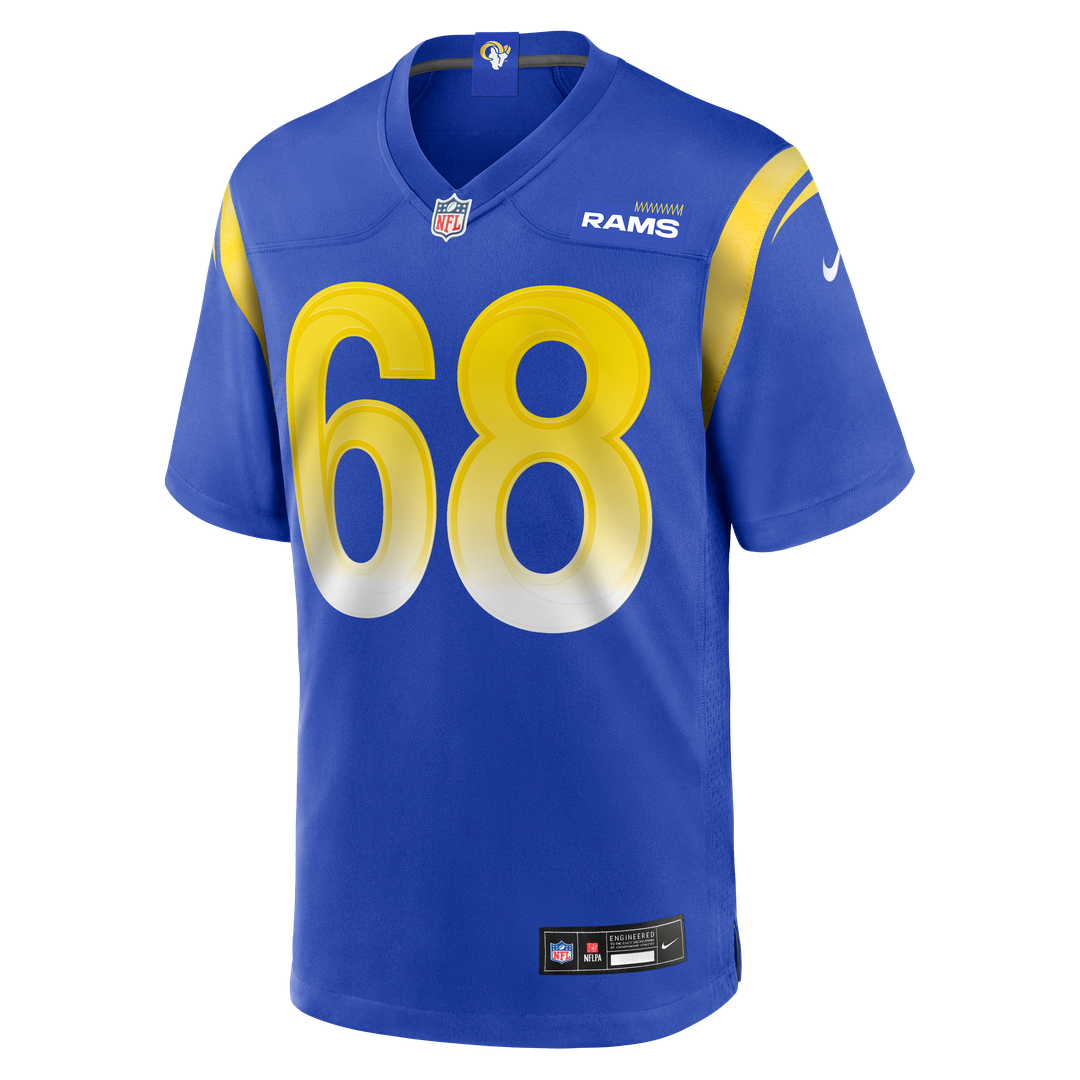 Los Angeles Rams Mike McAllister Royal Home Game Jersey | NFL Football Jersey