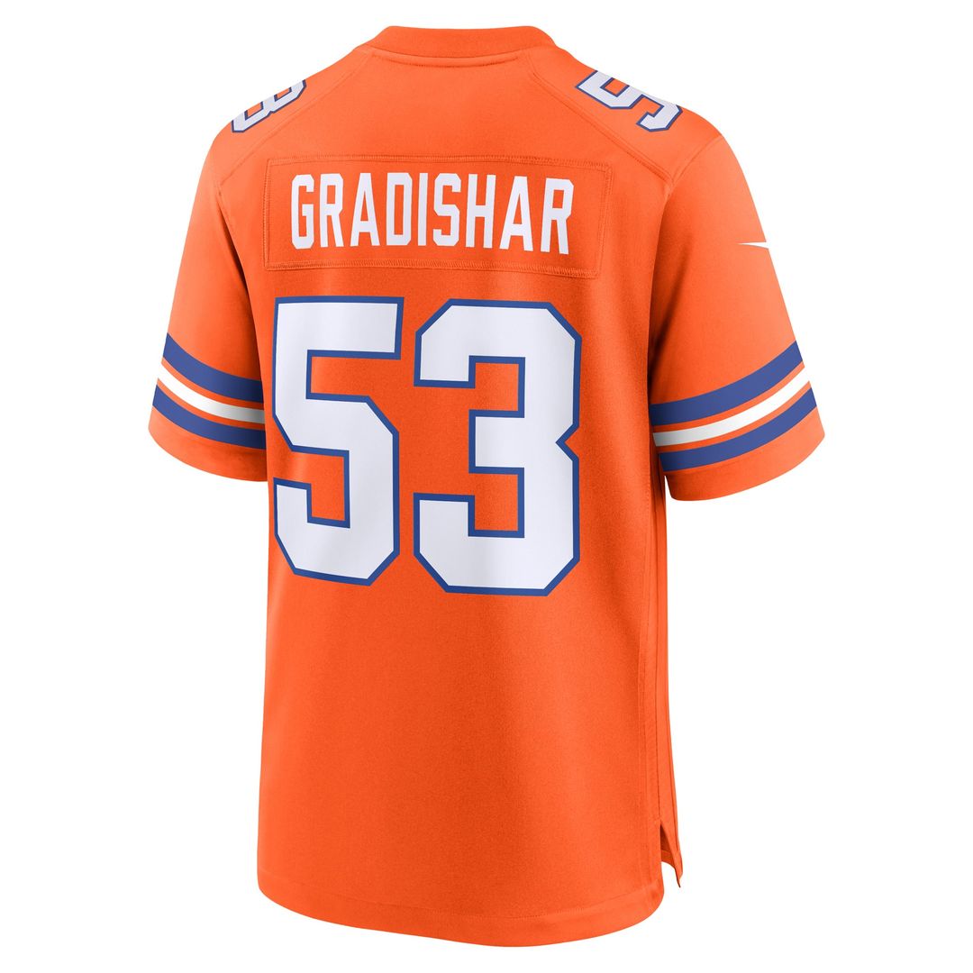 Denver Broncos Randy Gradishar Orange Retired Player Alternate Game Jersey | NFL Football Jersey