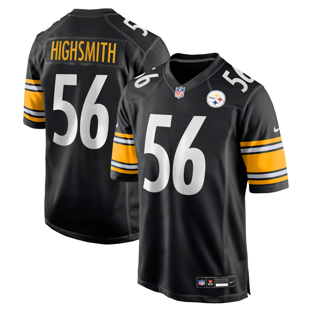 Pittsburgh Steelers Alex Highsmith Black Game Jersey | NFL Football Jersey
