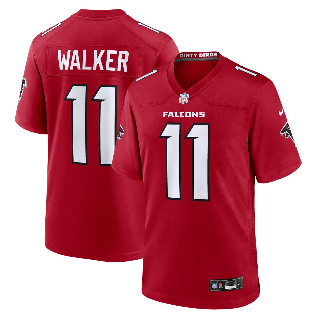 Atlanta Falcons Jalon Walker Red Game Jersey | NFL Football Jersey