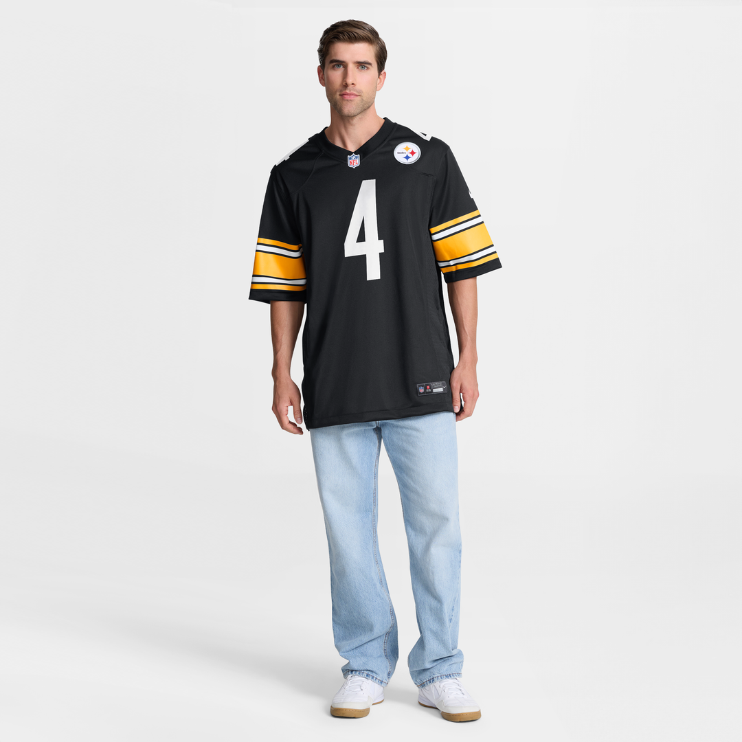 Pittsburgh Steelers DK Metcalf Black Game Player Jersey | NFL Football Jersey