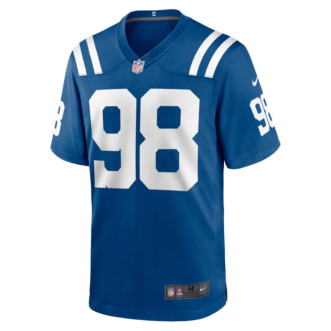 Indianapolis Colts Tony Siragusa Royal Game Retired Player Jersey | NFL Football Jersey