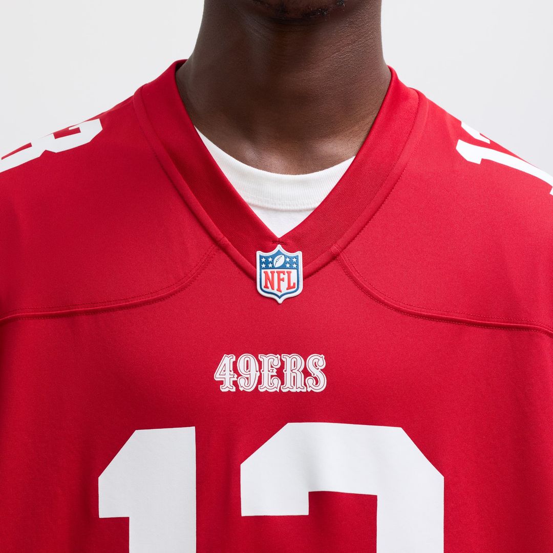 San Francisco 49ers Brock Purdy Scarlet Game Player Jersey | NFL Football Jersey