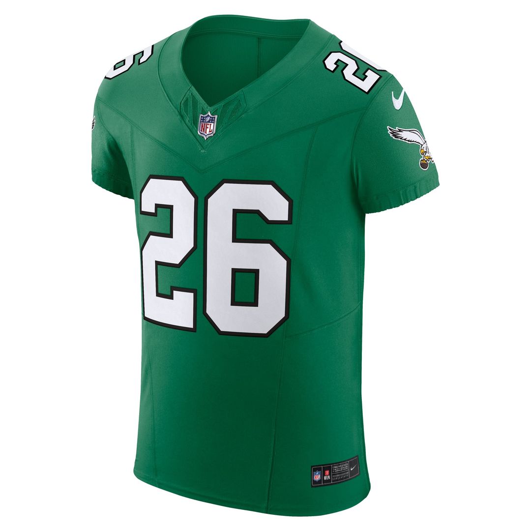 Philadelphia Eagles Saquon Barkley Black Alternate Vapor F.U.S.E. Elite Jersey | NFL Football Jersey