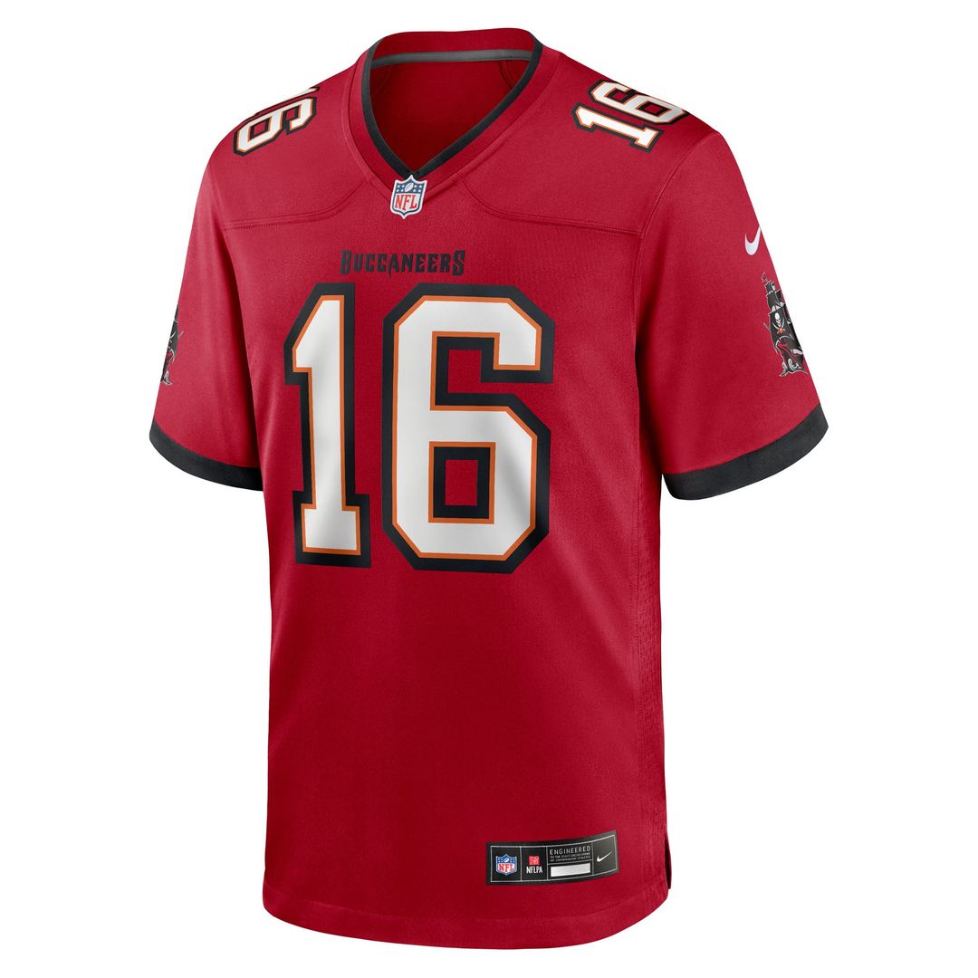 Tampa Bay Buccaneers Easton Stick Red Team Game Jersey | NFL Football Jersey