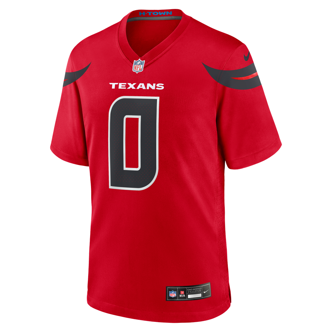 Houston Texans Azeez Al-Shaair Navy Team Game Jersey | NFL Football Jersey