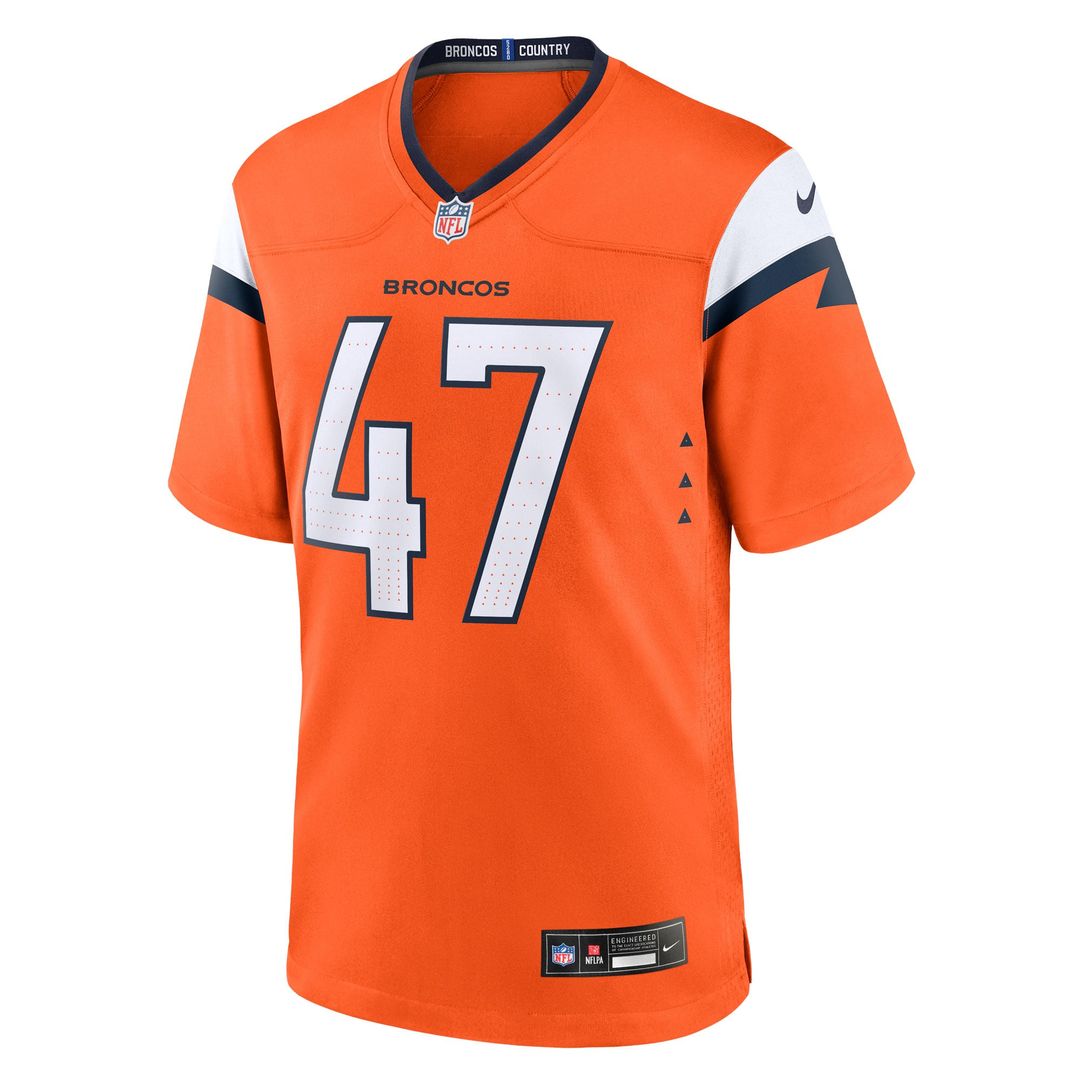 Denver Broncos Karene Reid Orange Team Game Jersey | NFL Football Jersey