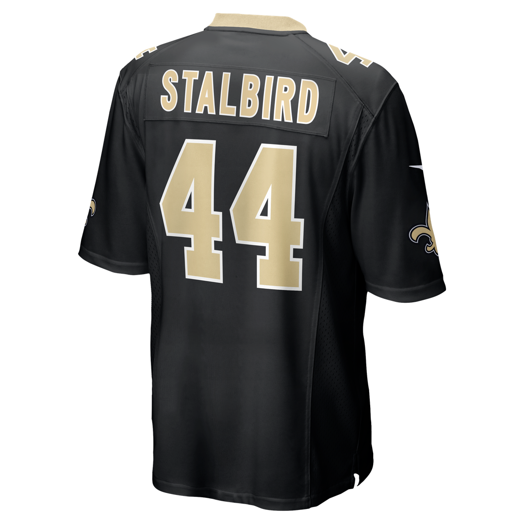 New Orleans Saints Isaiah Stalbird Black Team Game Jersey | NFL Football Jersey