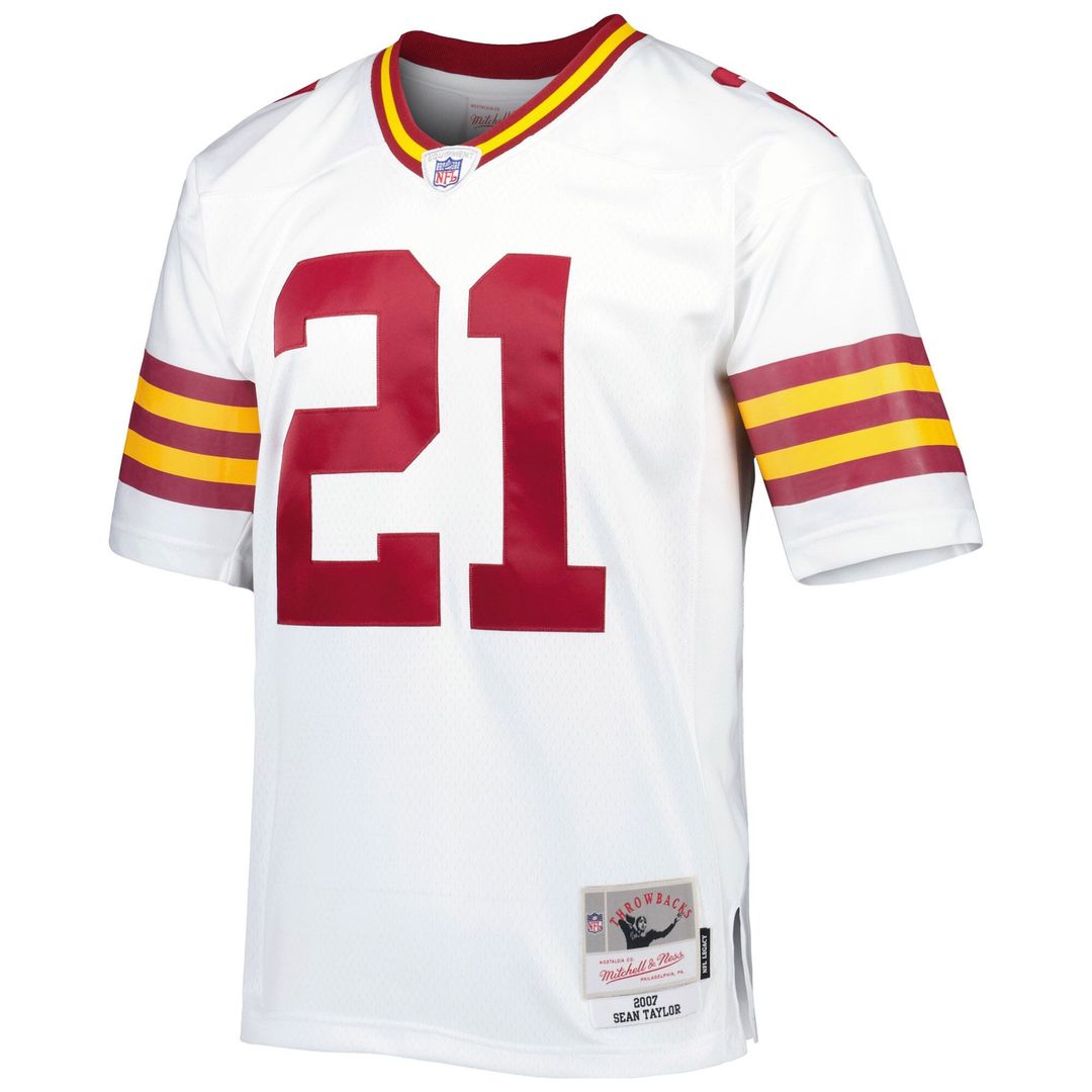 Washington Commanders Sean Taylor White Big & Tall 2007 Legacy Retired Player Jersey | NFL Football Jersey