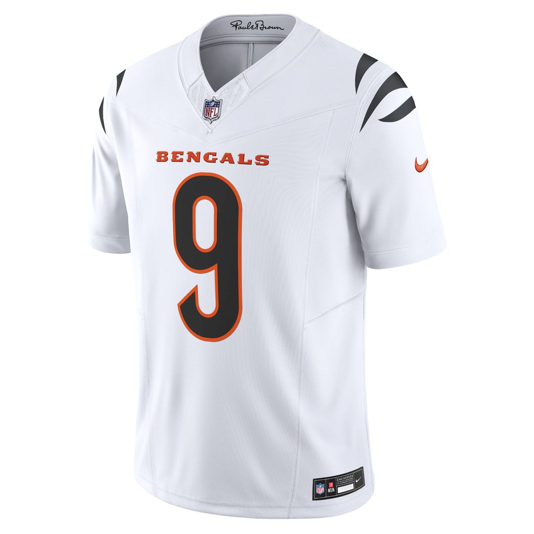 Cincinnati Bengals Joe Burrow Orange Vapor F.U.S.E. Limited Jersey | NFL Football Jersey