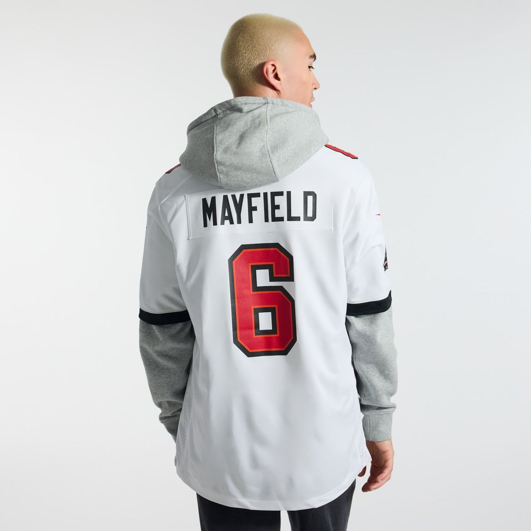 Tampa Bay Buccaneers Baker Mayfield Orange Throwback Game Jersey | NFL Football Jersey