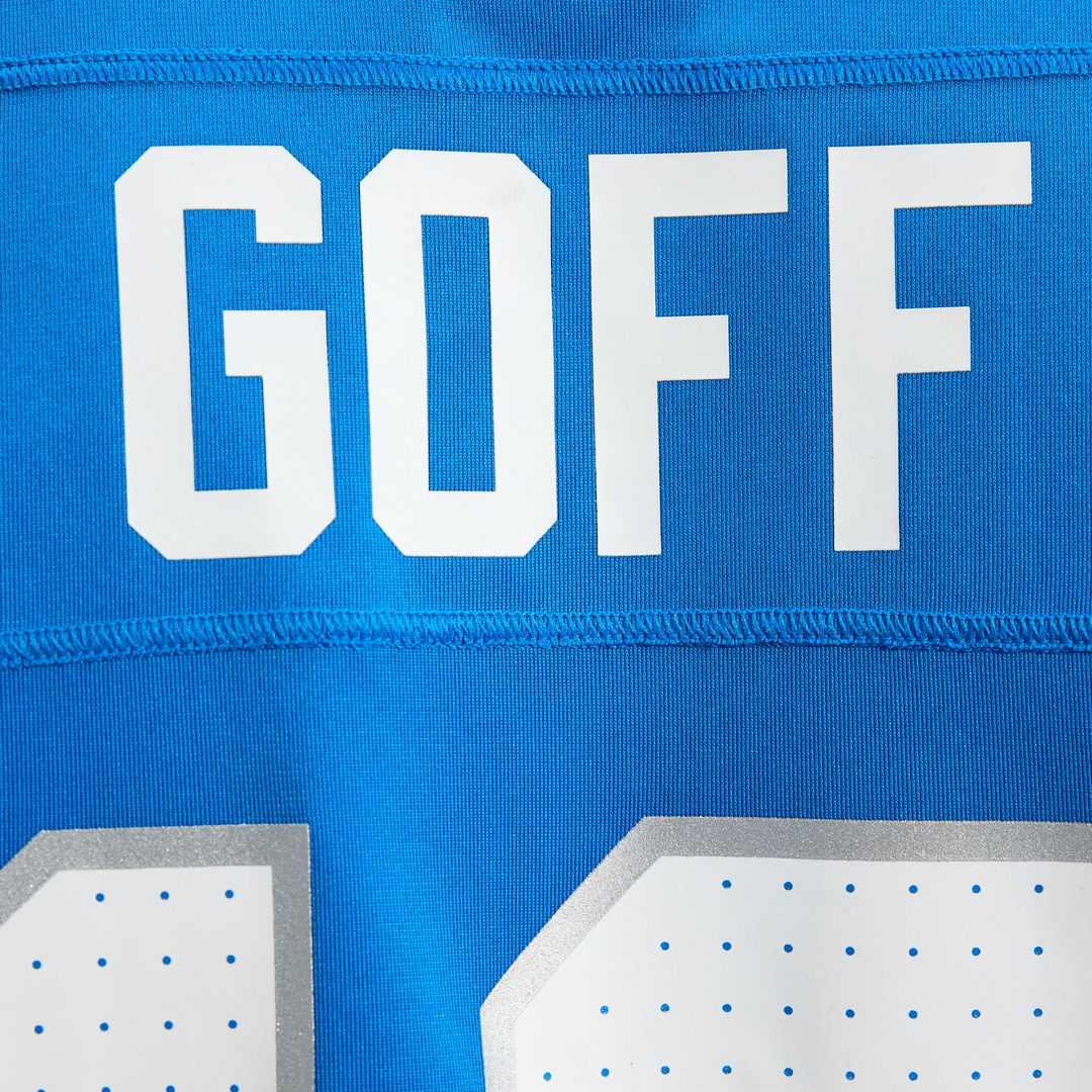 Detroit Lions Jared Goff Blue Game Jersey | NFL Football Jersey