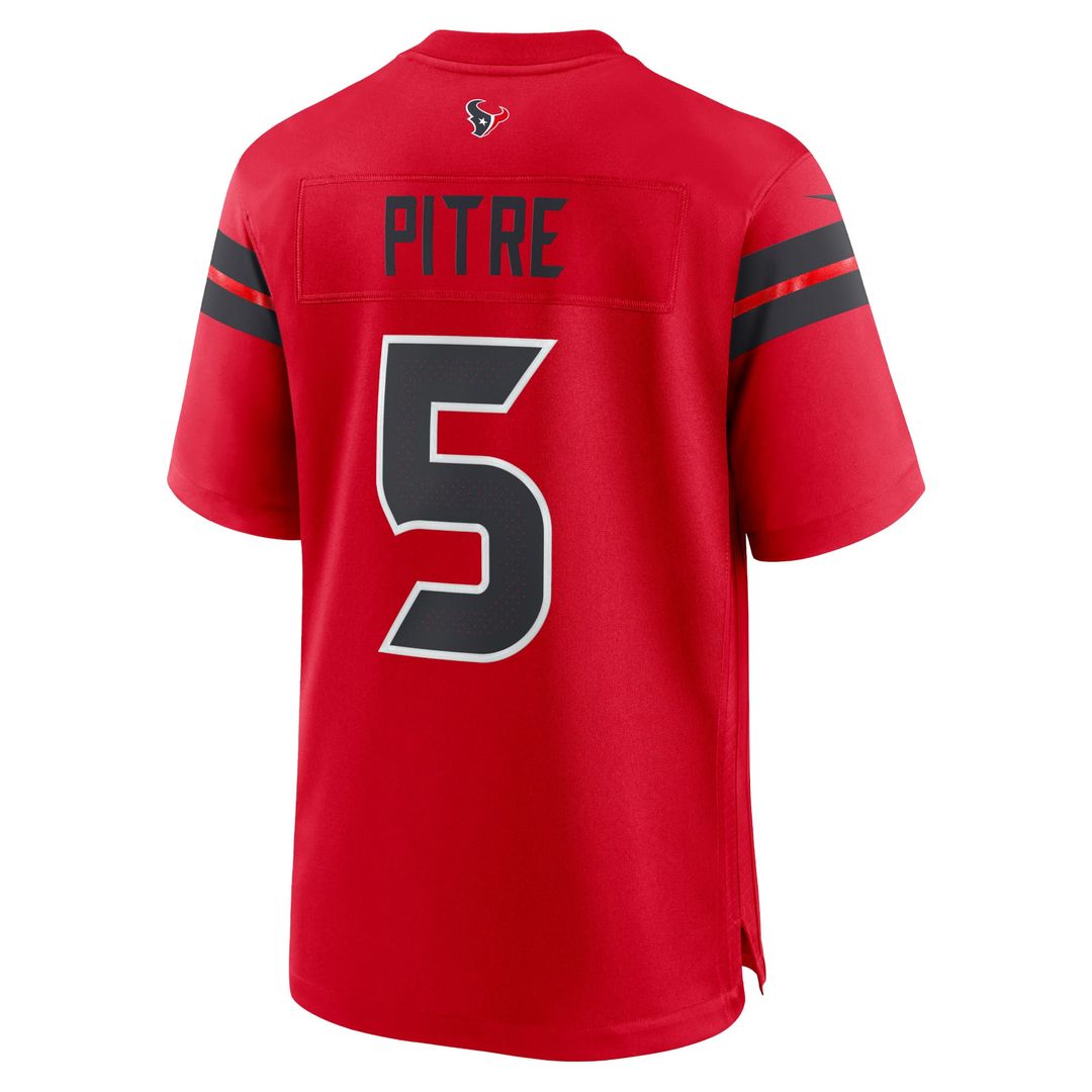 Houston Texans Jalen Pitre Red Alternate Game Jersey | NFL Football Jersey