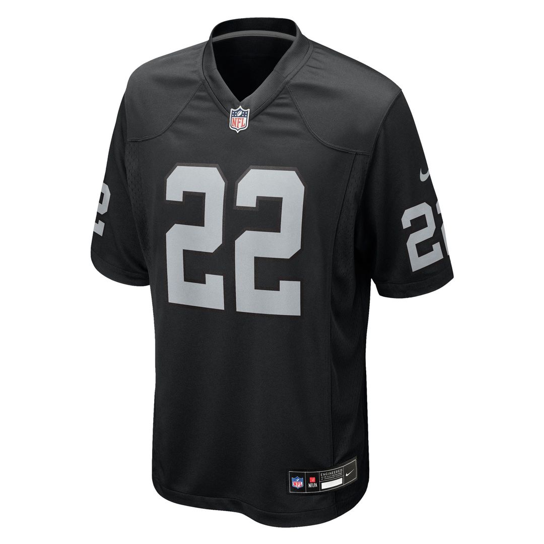 Las Vegas Raiders Eric Stokes Black Team Game Jersey | NFL Football Jersey