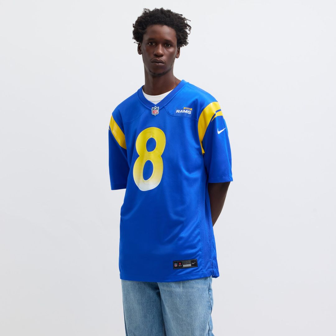Los Angeles Rams Jared Verse Royal Player Game Jersey | NFL Football Jersey