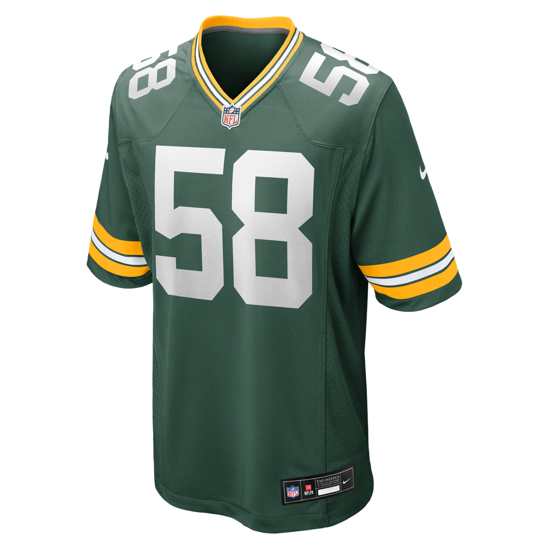 Green Bay Packers Isaiah McDuffie Green Game Jersey | NFL Football Jersey