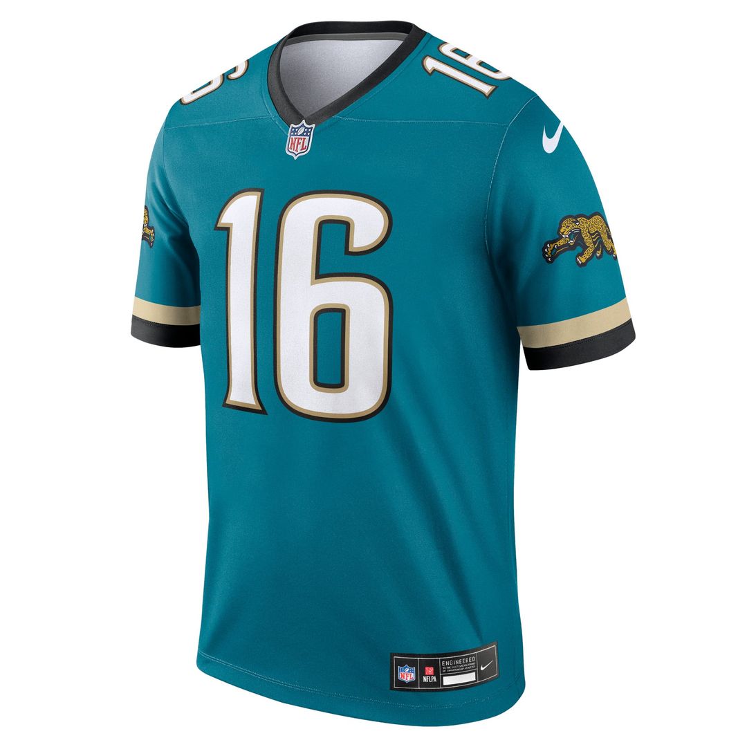 Jacksonville Jaguars Trevor Lawrence Teal Legend Player Performance Top
