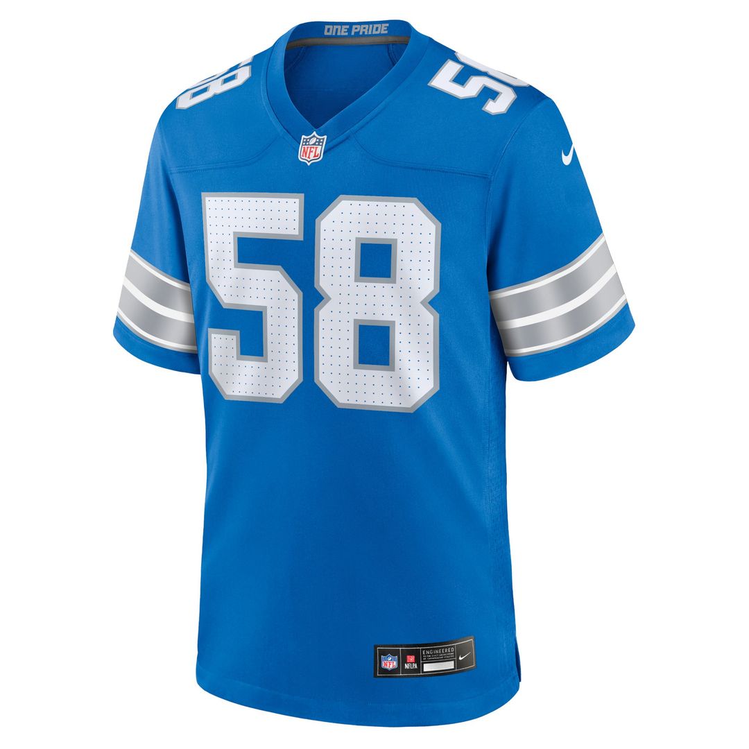 Detroit Lions Penei Sewell Black 2nd Alternate Game Jersey | NFL Football Jersey
