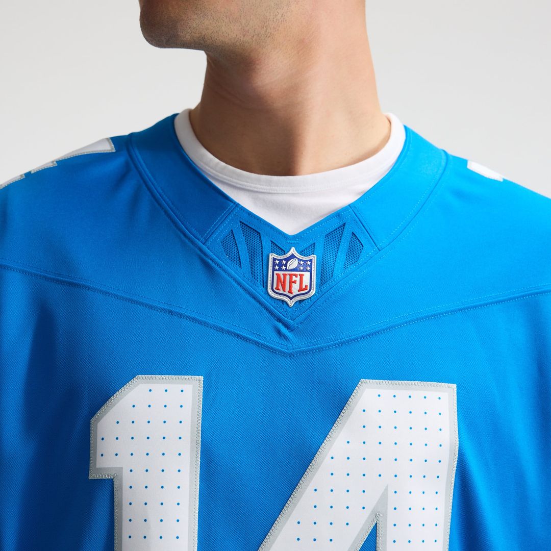 Detroit Lions Amon-Ra St. Brown Blue Team Vapor F.U.S.E. Stitched Limited Jersey | NFL Football Jersey