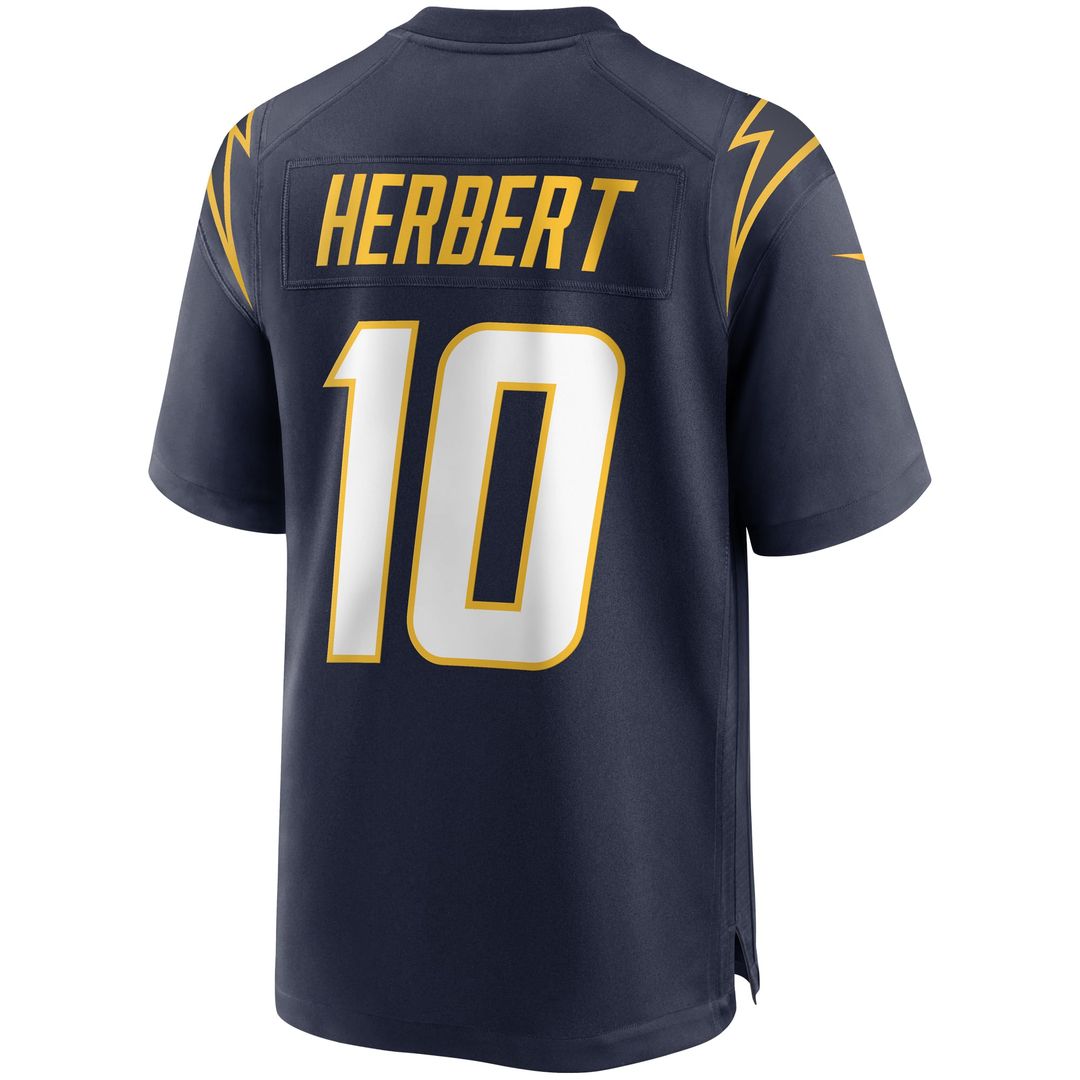 Los Angeles Chargers Justin Herbert Navy Alternate Game Jersey | NFL Football Jersey