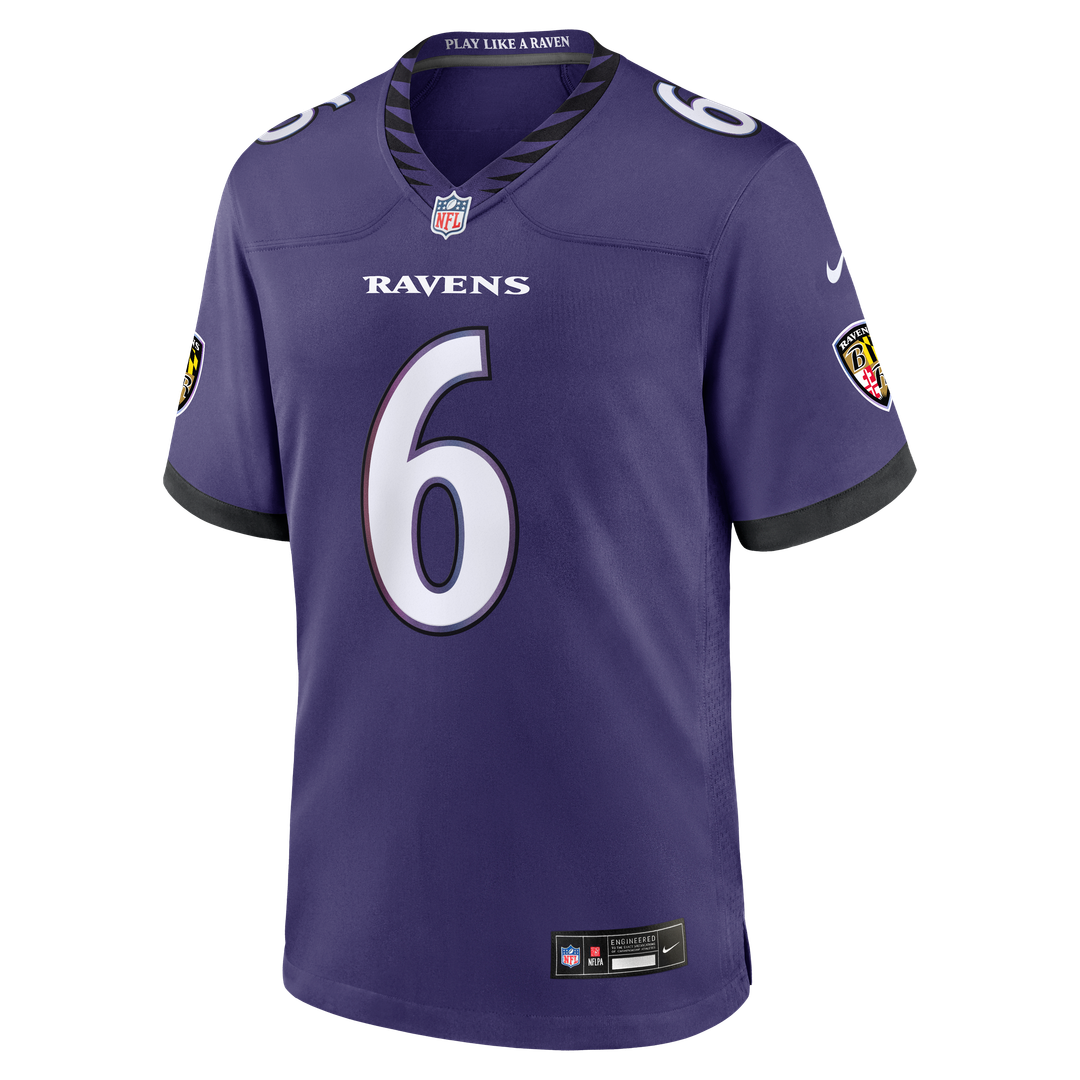 Baltimore Ravens Ja'Kobi Lane Purple Team Game Jersey | NFL Football Jersey