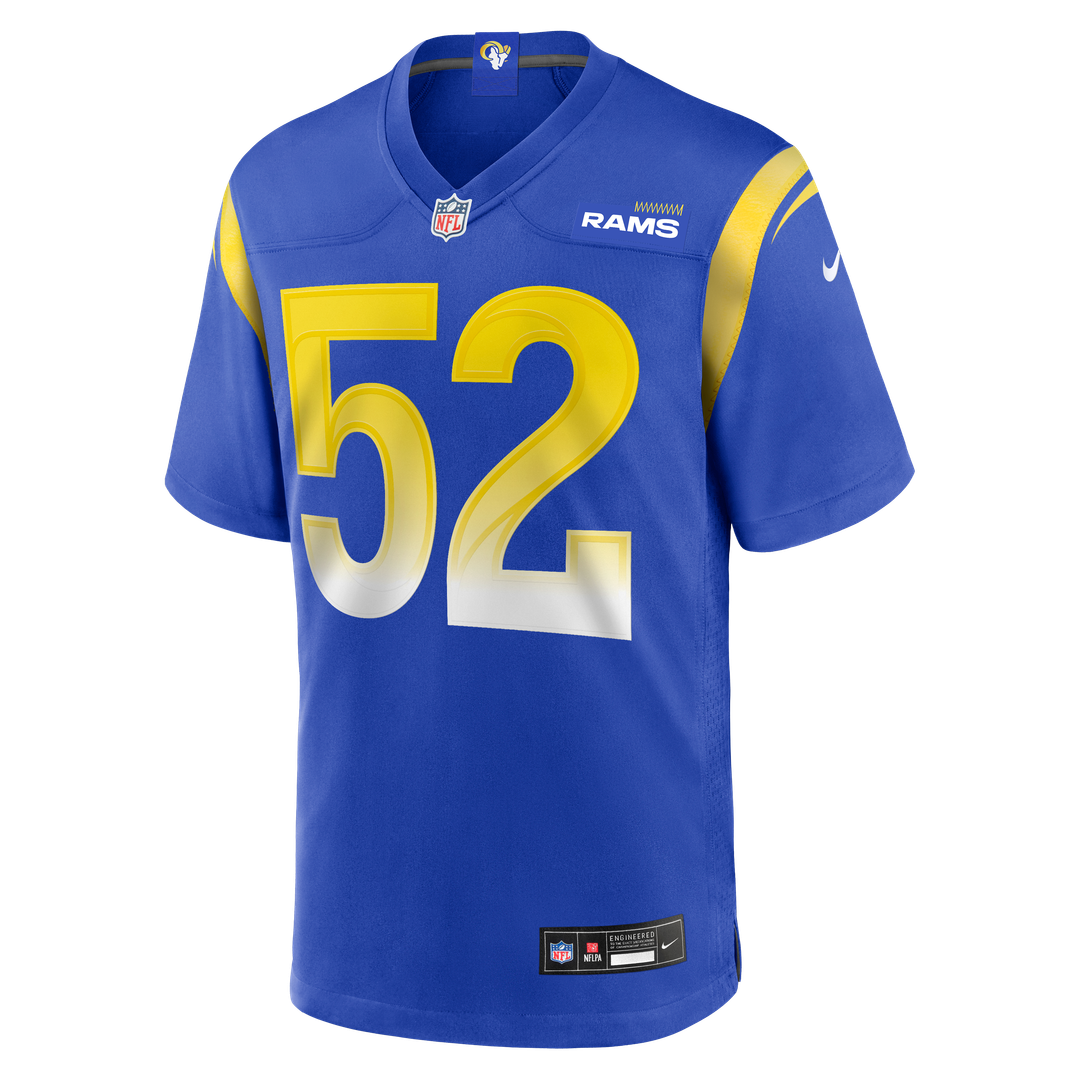 Los Angeles Rams Larrell Murchison Royal Team Game Jersey | NFL Football Jersey