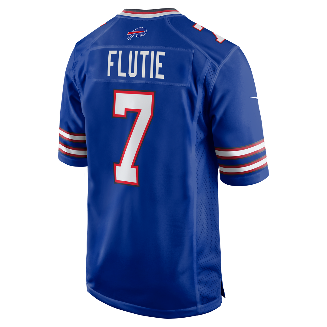 Buffalo Bills Doug Flutie Royal Game Retired Player Jersey | NFL Football Jersey