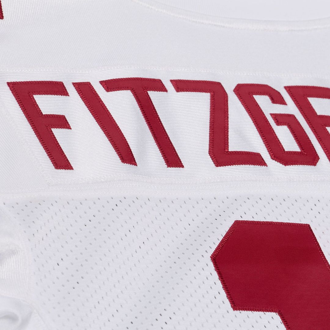 Arizona Cardinals Larry Fitzgerald White 2004 Authentic Throwback Jersey | NFL Football Jersey