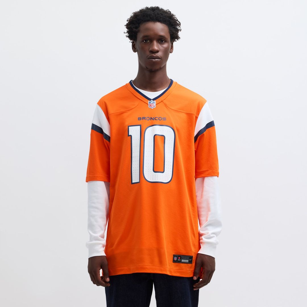 Denver Broncos Bo Nix Orange Player Game Jersey | NFL Football Jersey