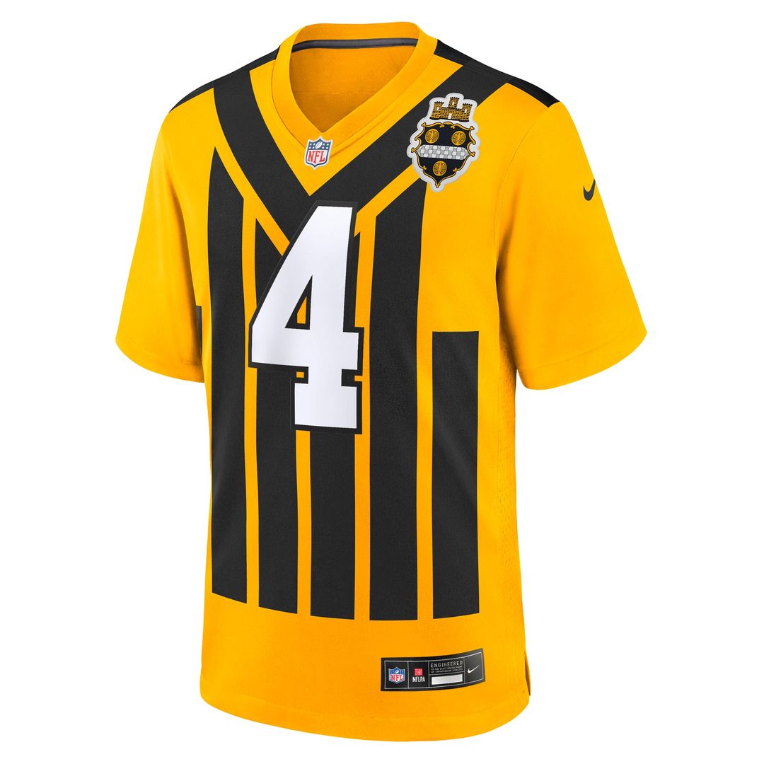 Pittsburgh Steelers DK Metcalf Black Game Player Jersey | NFL Football Jersey