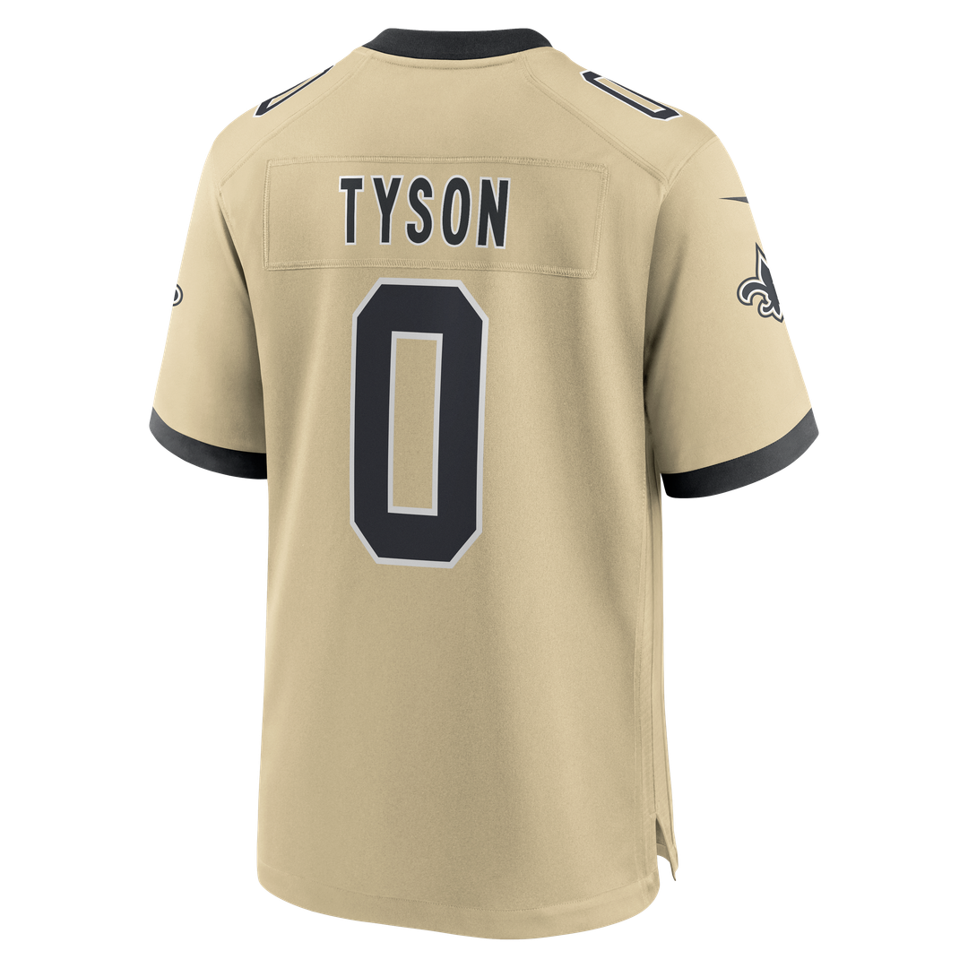 New Orleans Saints Jordyn Tyson Black Team Game Jersey | NFL Football Jersey