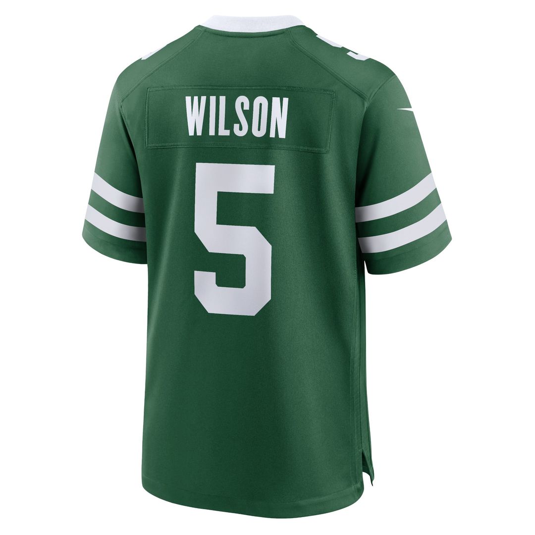 New York Jets Garrett Wilson Legacy Green Game Jersey | NFL Football Jersey