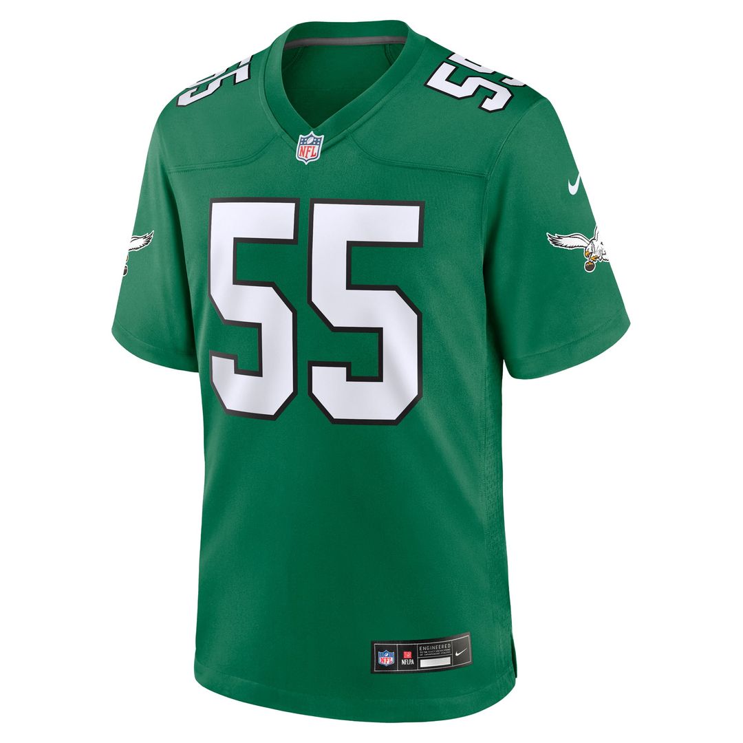 Philadelphia Eagles Brandon Graham Kelly Green Alternate Game Jersey | NFL Football Jersey