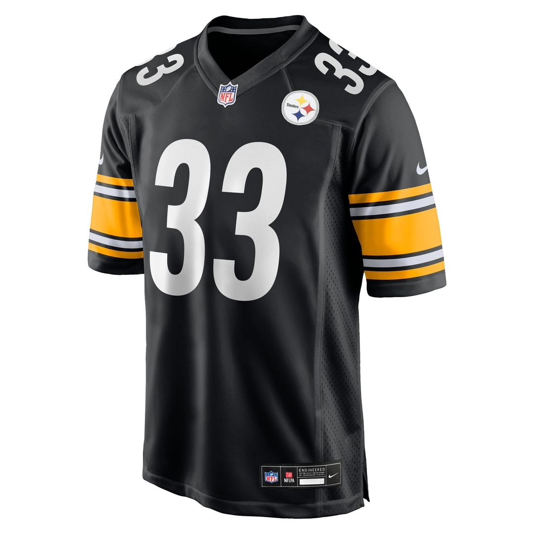 Pittsburgh Steelers Jack Sawyer Black Team Game Jersey | NFL Football Jersey