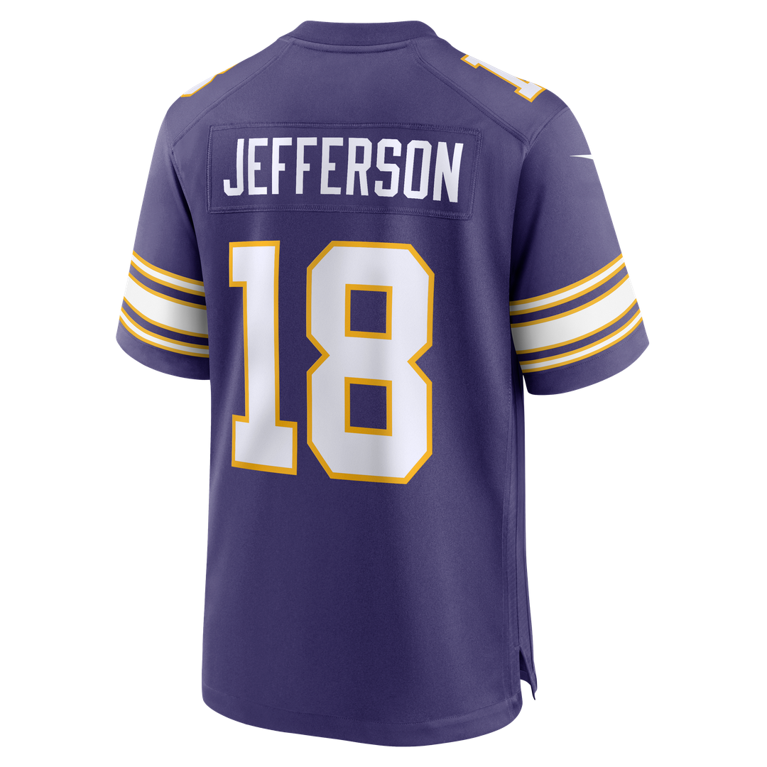 Minnesota Vikings Justin Jefferson White Alternate Game Player Jersey | NFL Football Jersey
