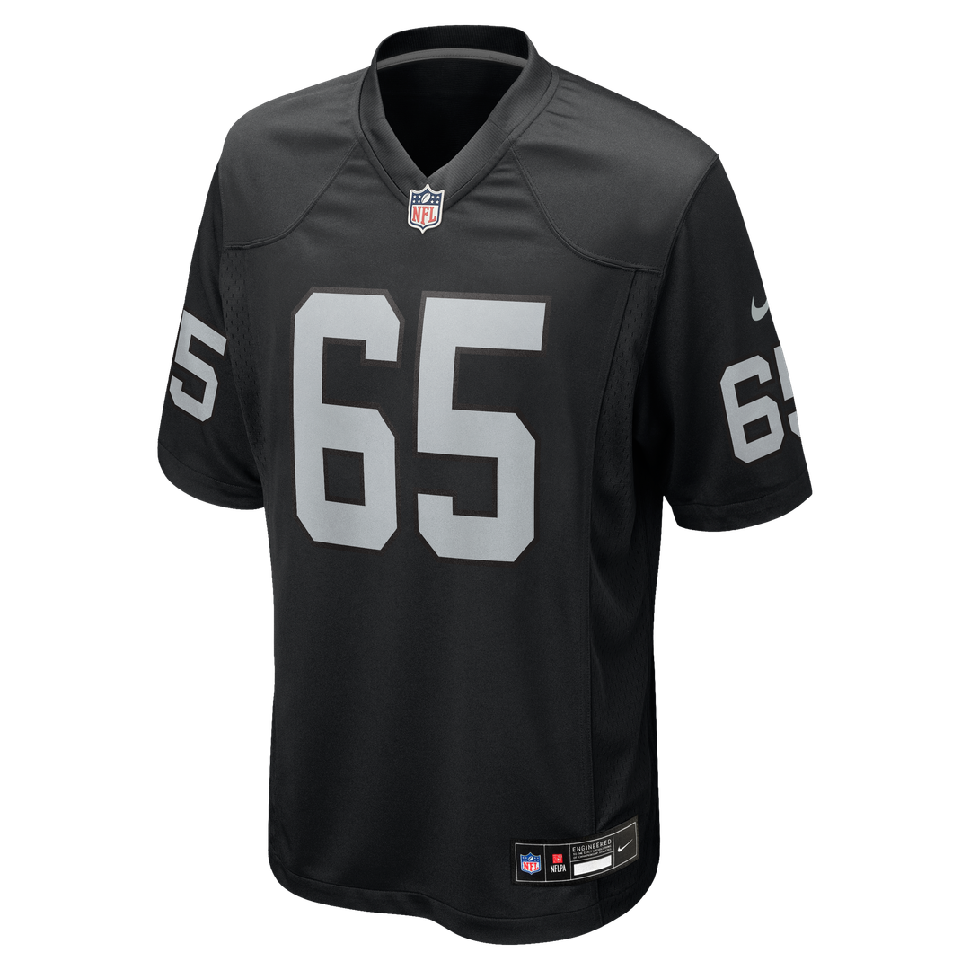 Las Vegas Raiders Alex Cappa Black Team Game Jersey | NFL Football Jersey