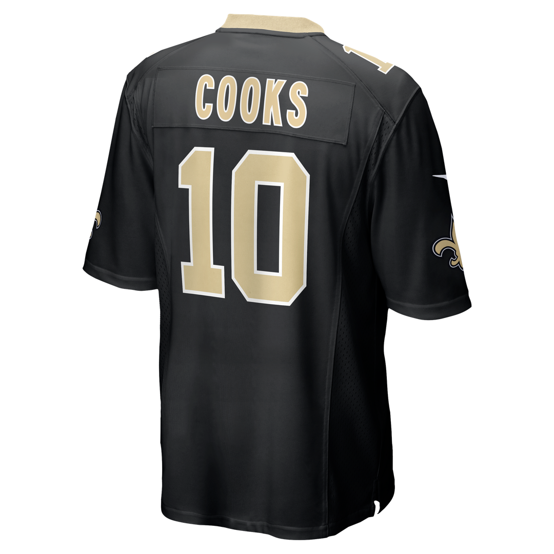 New Orleans Saints Brandin Cooks Black Team Game Jersey | NFL Football Jersey