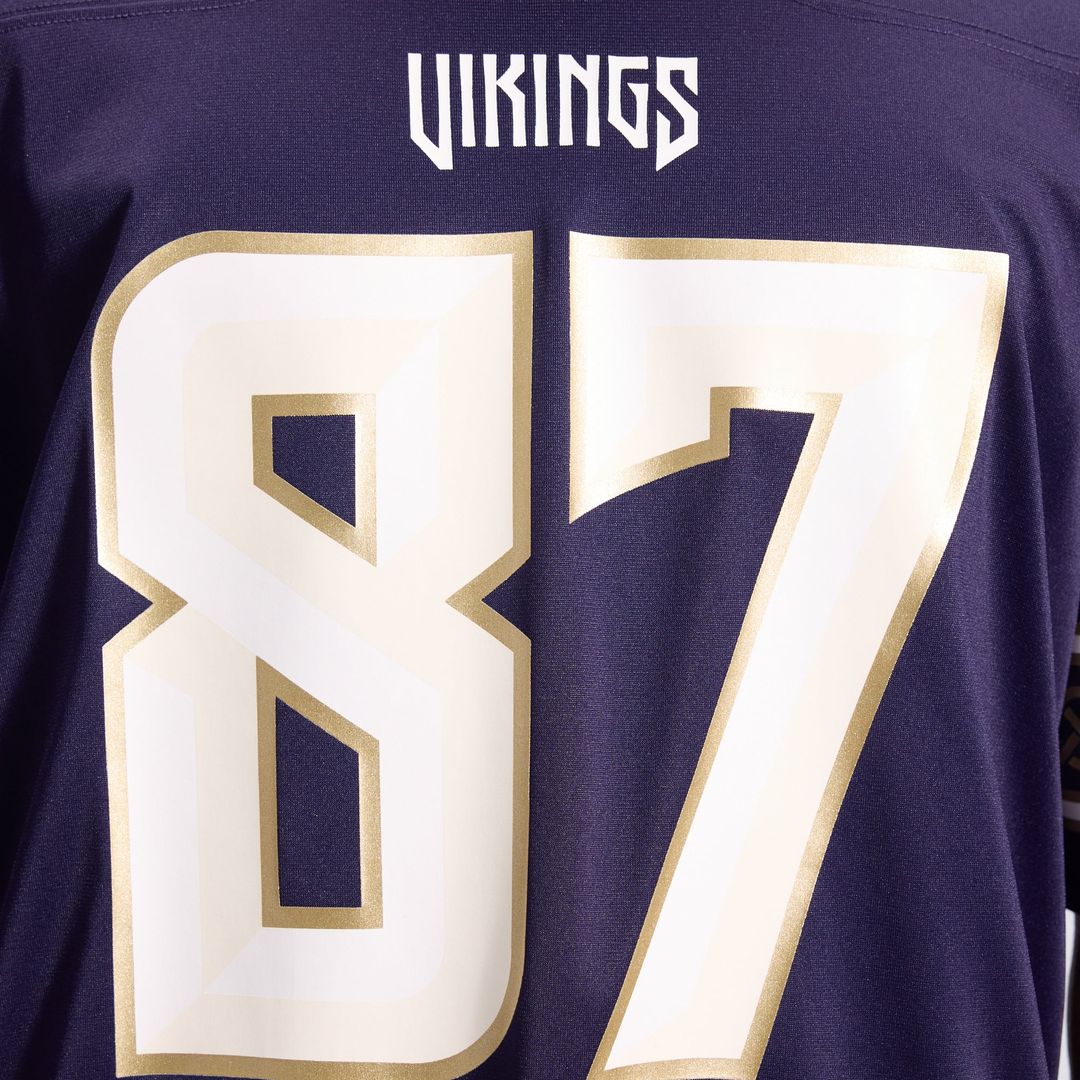Minnesota Vikings T.J. Hockenson Purple 2026 Rivalries Collection Game Jersey | NFL Football Jersey